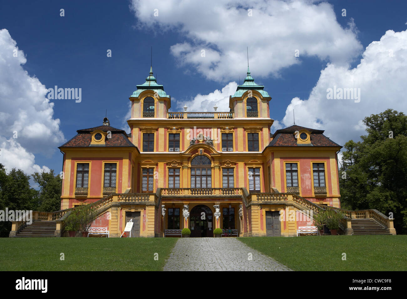 Ludwigsburg - die barocke Lustschloss Favorite Stockfoto