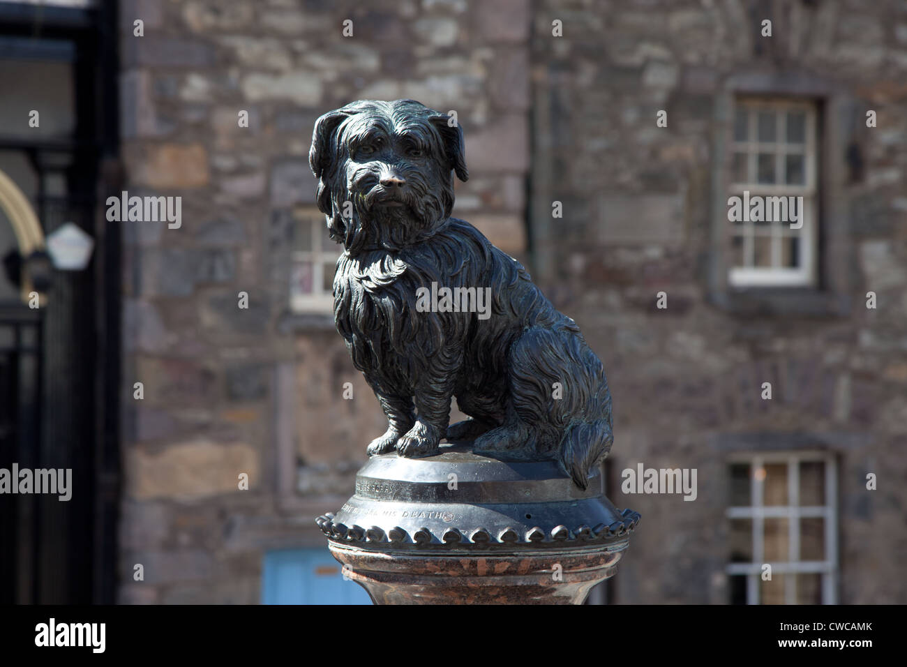 Statue von Greyfriars Bobby, Edinburgh, Schottland, Vereinigtes Königreich Stockfoto