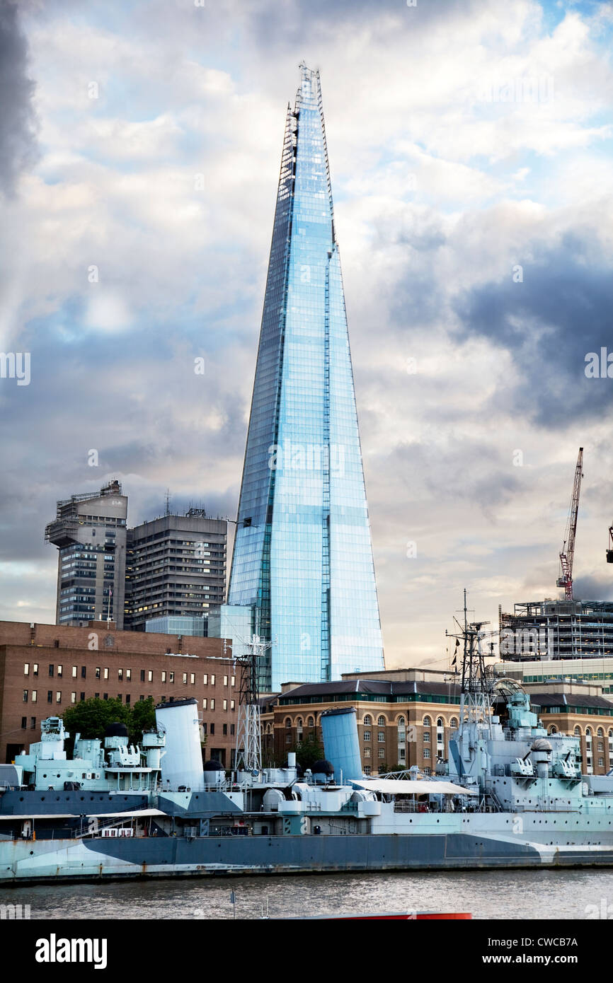 Der Shard London, dem höchsten Gebäude in Großbritannien bei 309,7 Meter, 95-Geschichten. Stockfoto