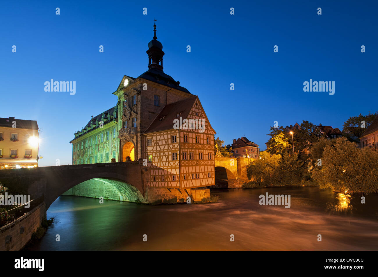 Altes Rathaus Bamberg, Deutschland Stockfoto