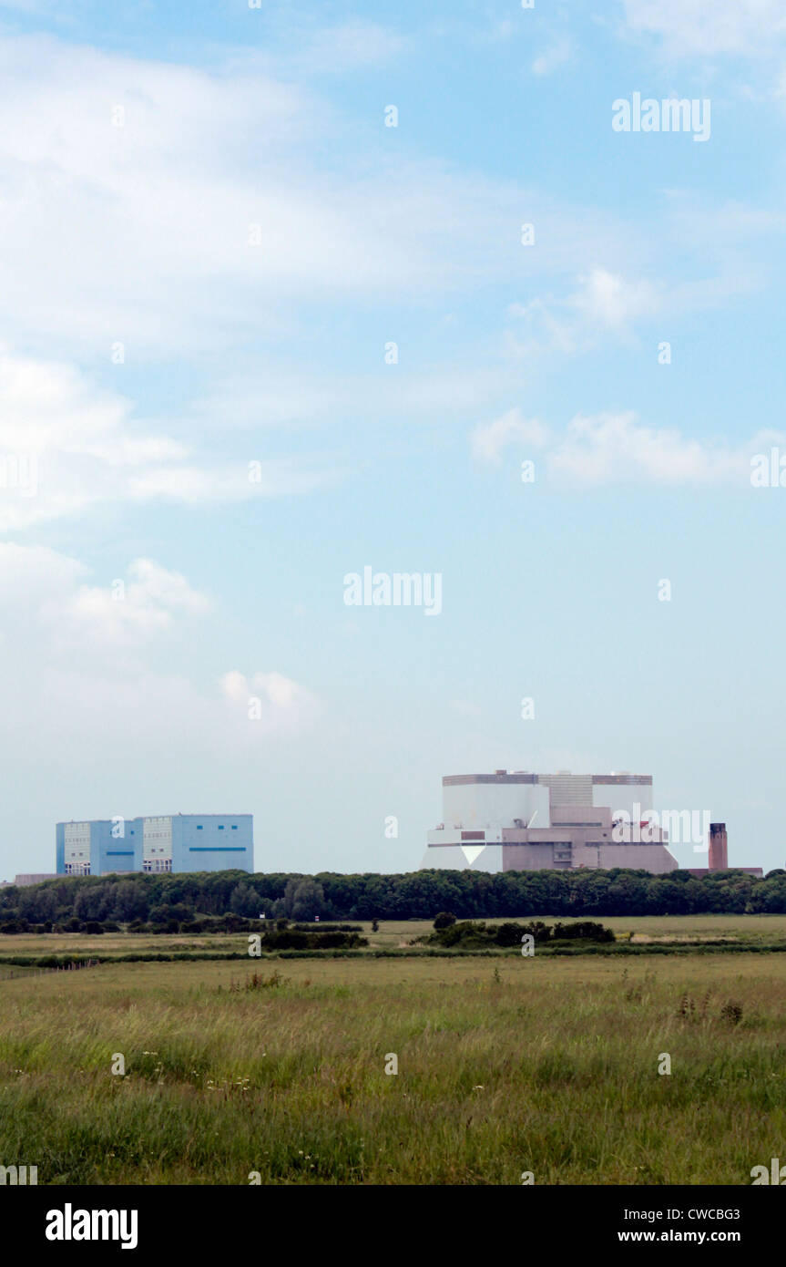 Atomkraftwerk Hinkley Point, Somerset, England Stockfoto