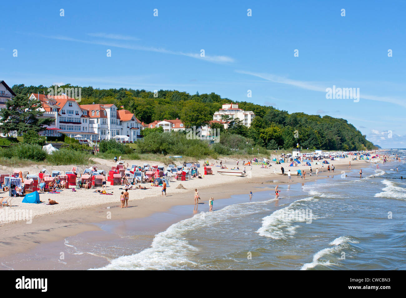 Bansin Strand, Insel Usedom, Ostseeküste, Mecklenburg West Pomerania