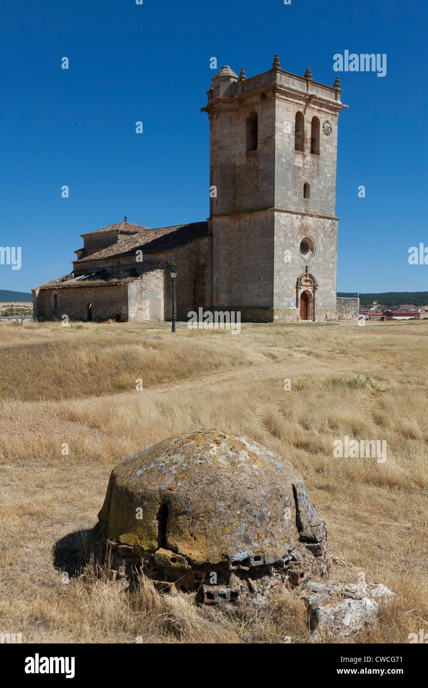 Castrillo de Solarana, Burgos, Castilla y Leon, Spanien Stockfoto