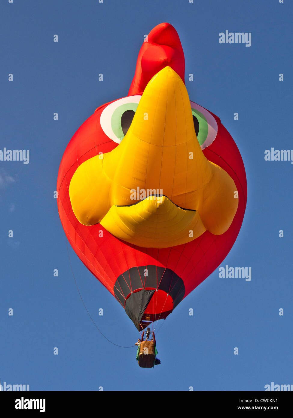 Charakter-Ballon bei Bristol International Balloon Fiesta 2012 Stockfoto