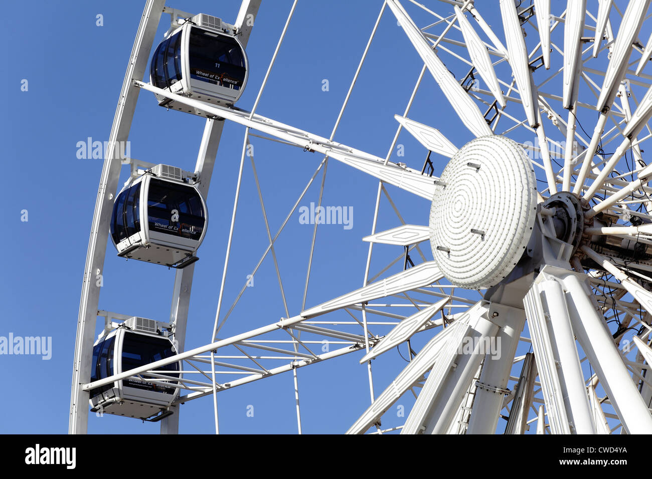 Ferris Wheel Detail, UK Stockfoto