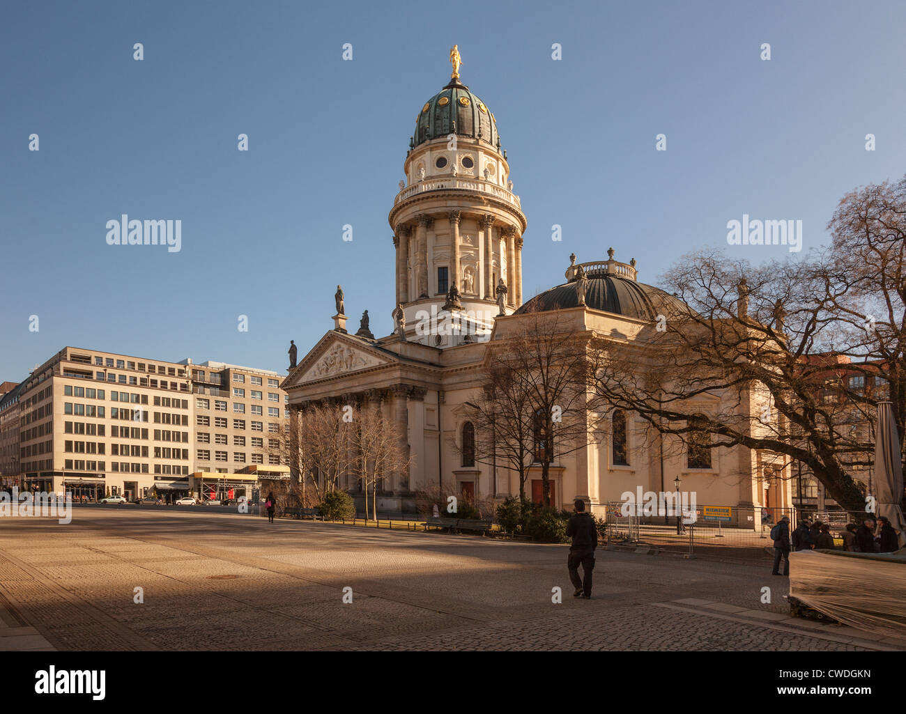 Berlin, Deutschland - Gendarmenmarkt, Deutscher Dom, Deutscher Dom Stockfoto