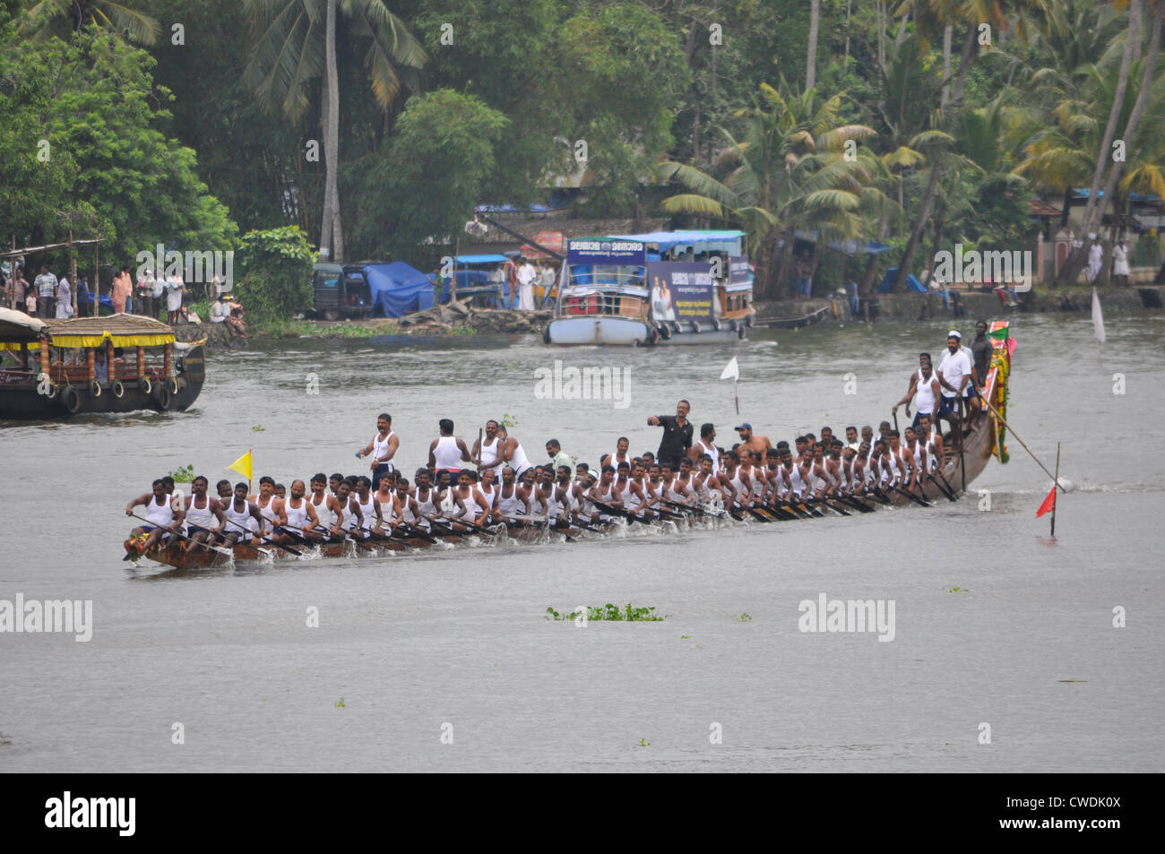 Jährliche Nehru Boot Trophy Rennen 2012 Kerala, Indien Stockfoto