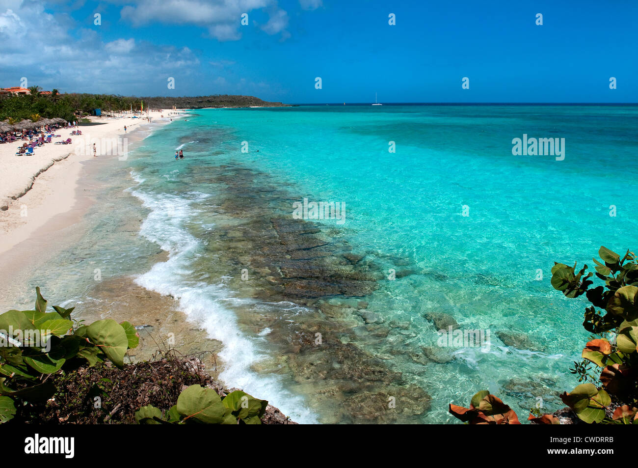 Strand von Guardalavaca, Holguin, Kuba Stockfoto