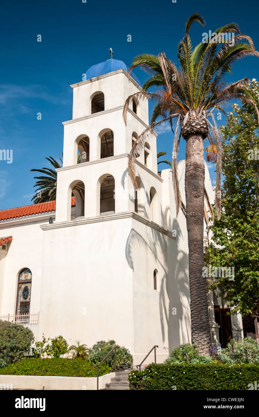 Staatliche historische Park-Kirche in der Altstadt, San Diego, Kalifornien, USA Stockfoto