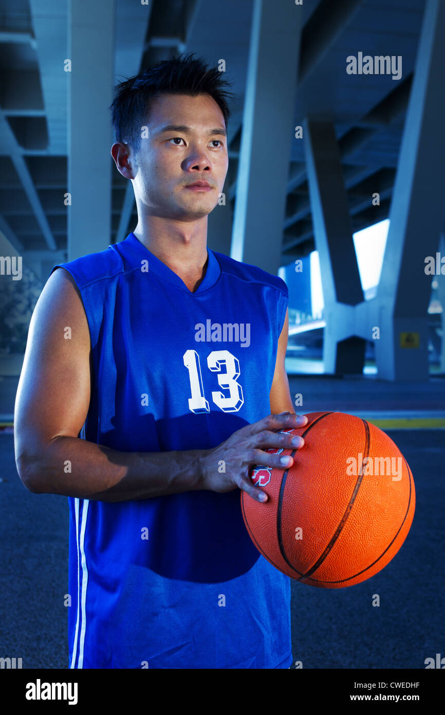 Basketball-Spieler Stockfoto