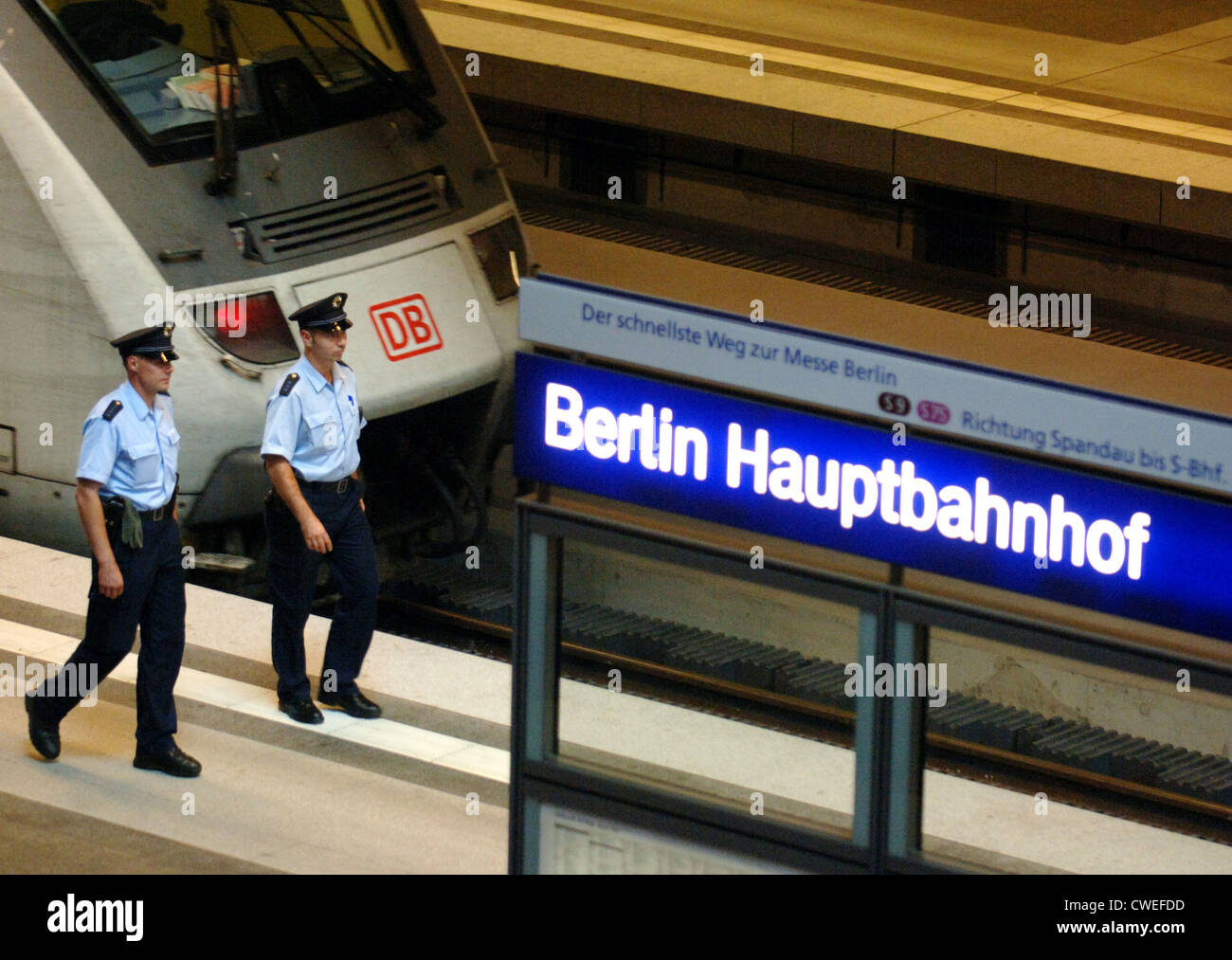 Berliner Kongress, Bundespolizei Stockfoto