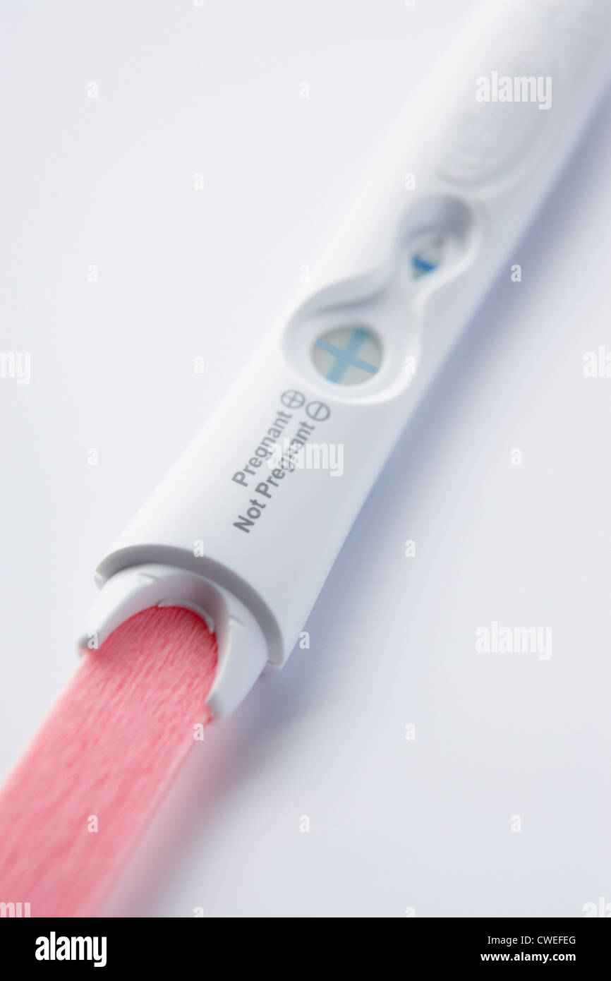 Schwangerschaft-Test-kit Stockfoto