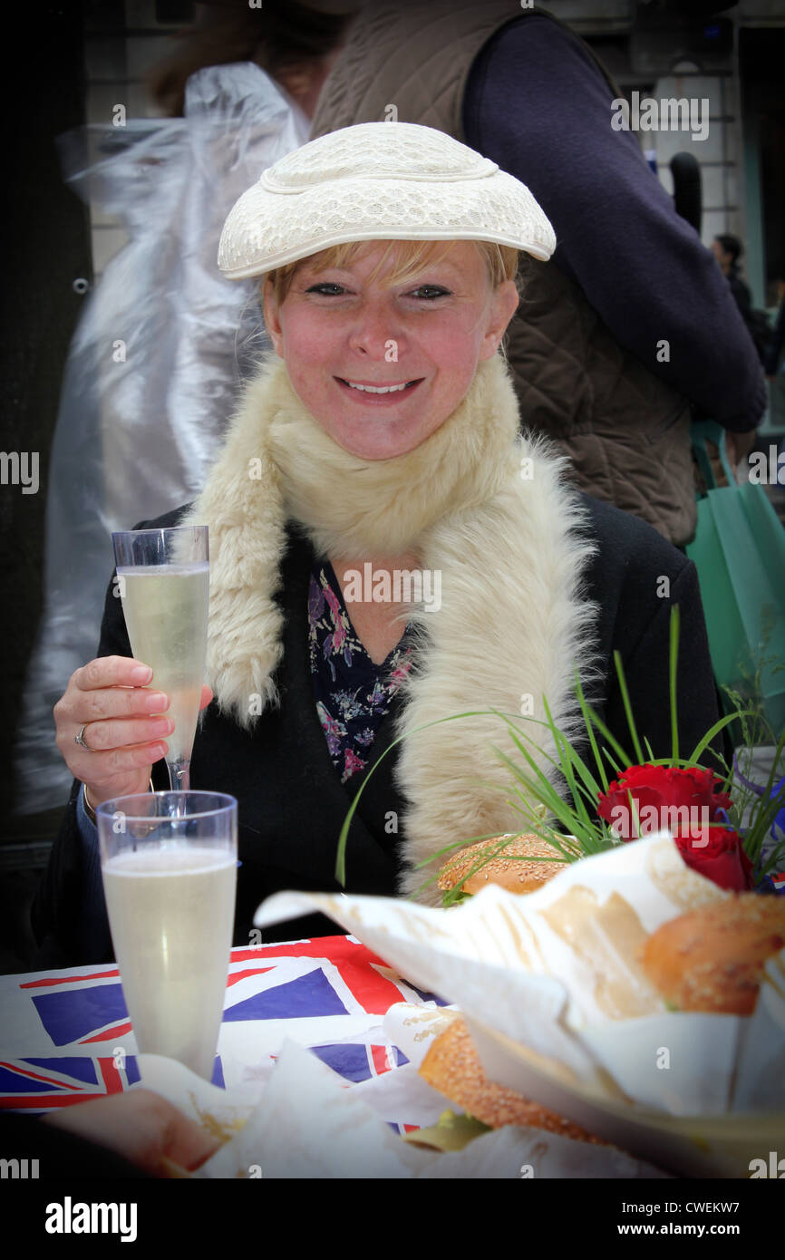 Feiern in der Königin Diamond Jubilee London 2012 Stockfoto