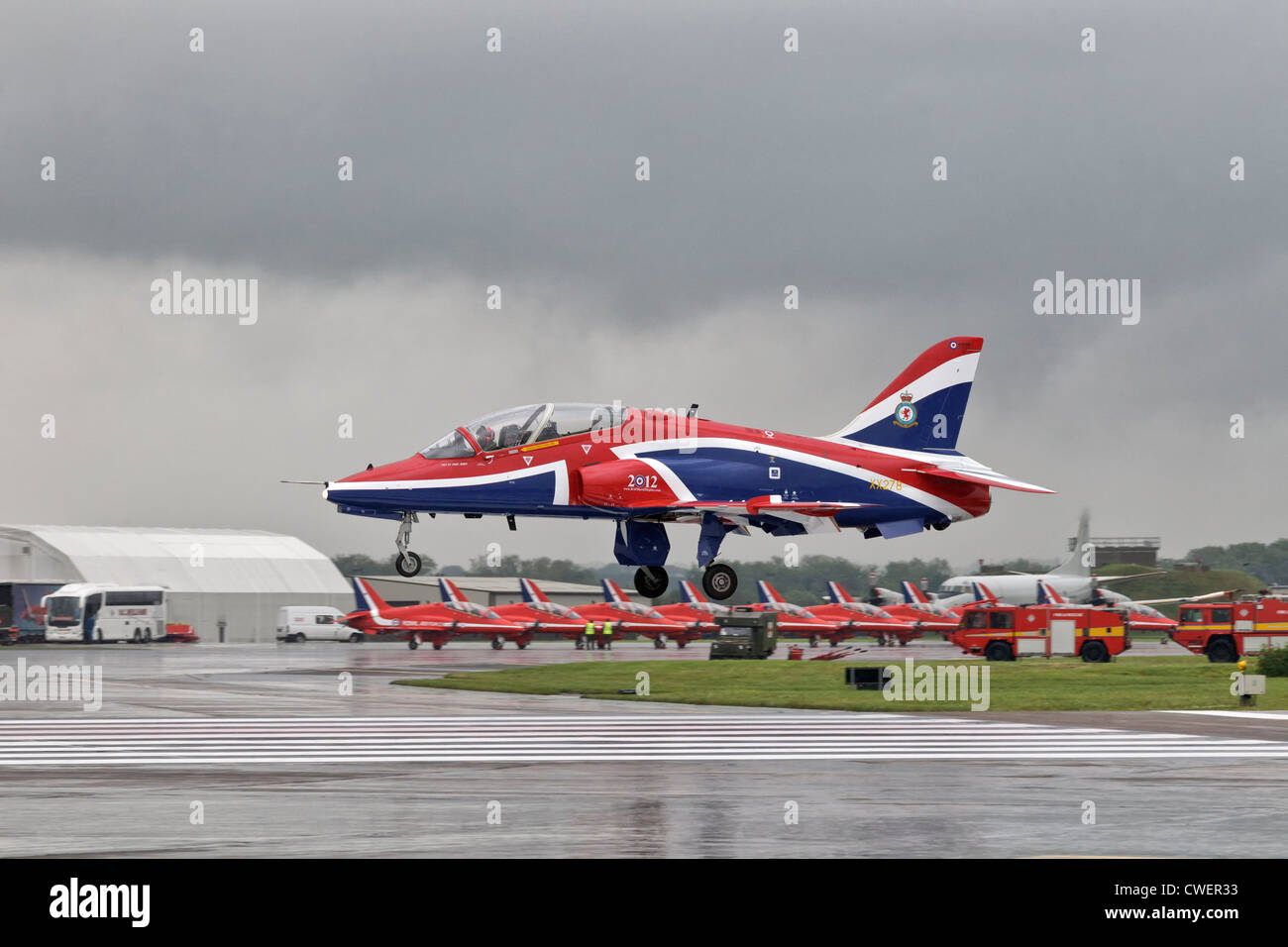 BAE Systems Hawk TI - 2012 Solo display Flugzeuge Stockfoto