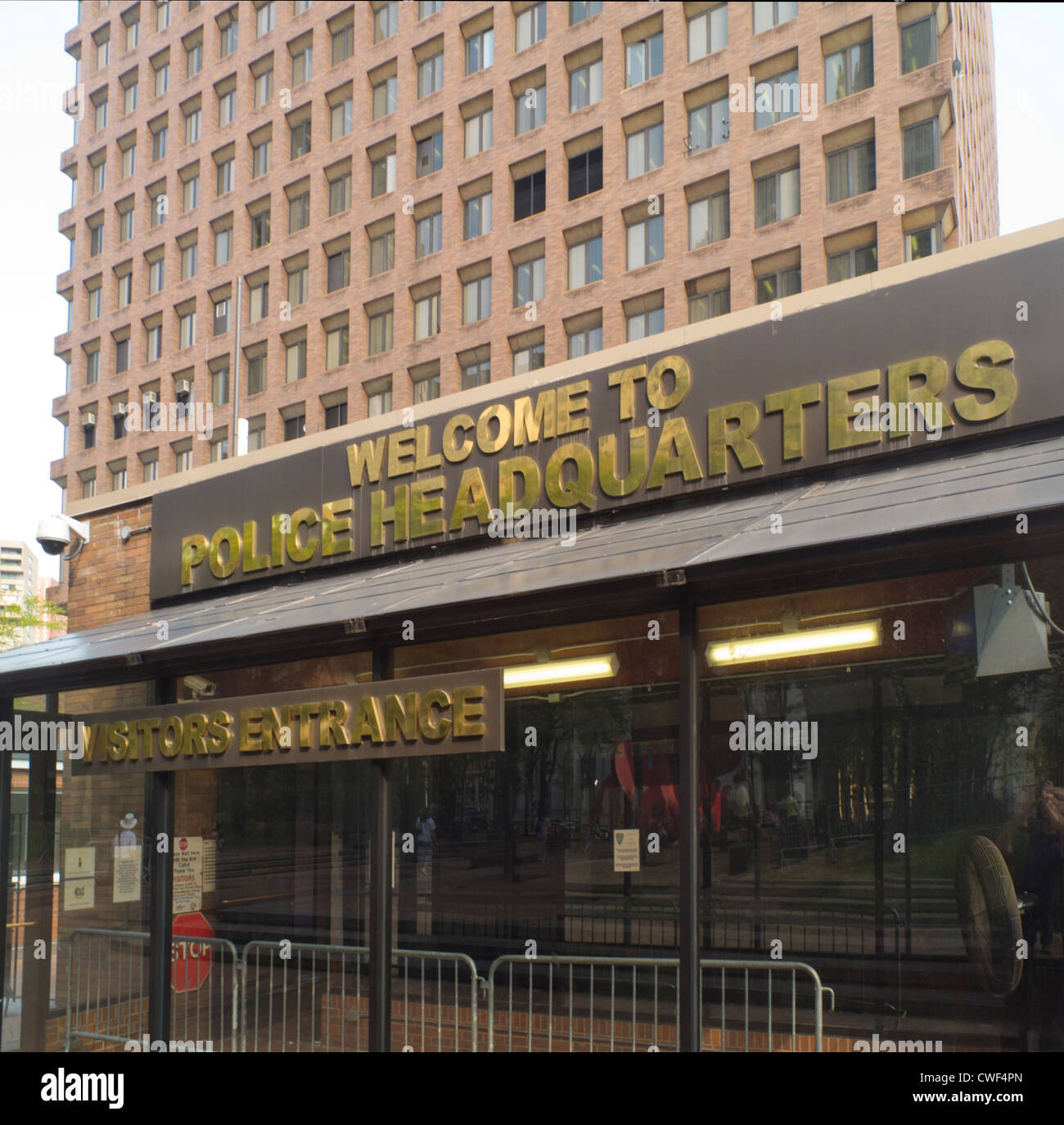 1 Plaza Polizeipräsidium in Manhattan New York City Stockfoto