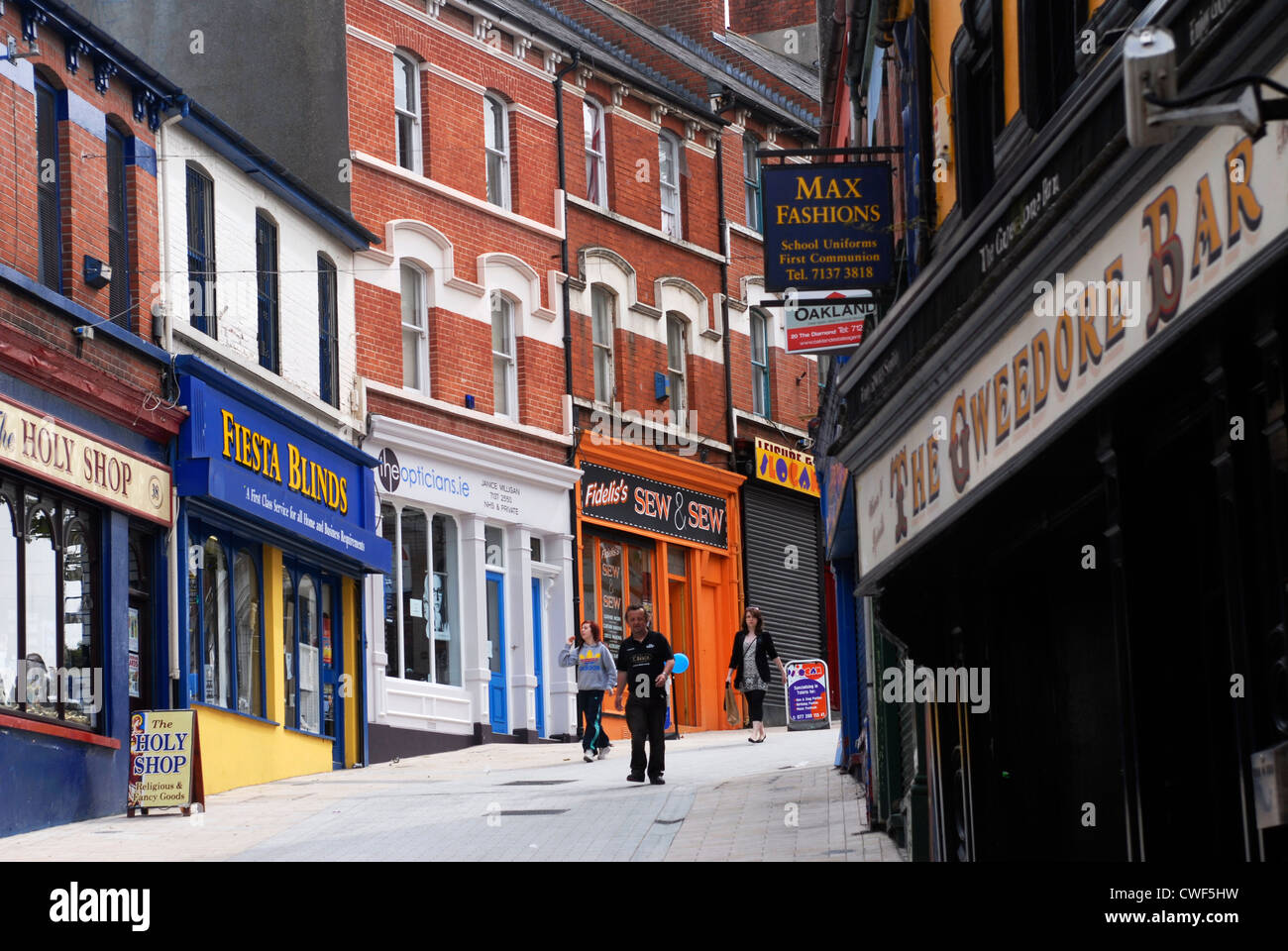 Waterloo Street, Derry, Londonderry, County Derry, Ulster, Nord Irland, UK, Europa. Stockfoto
