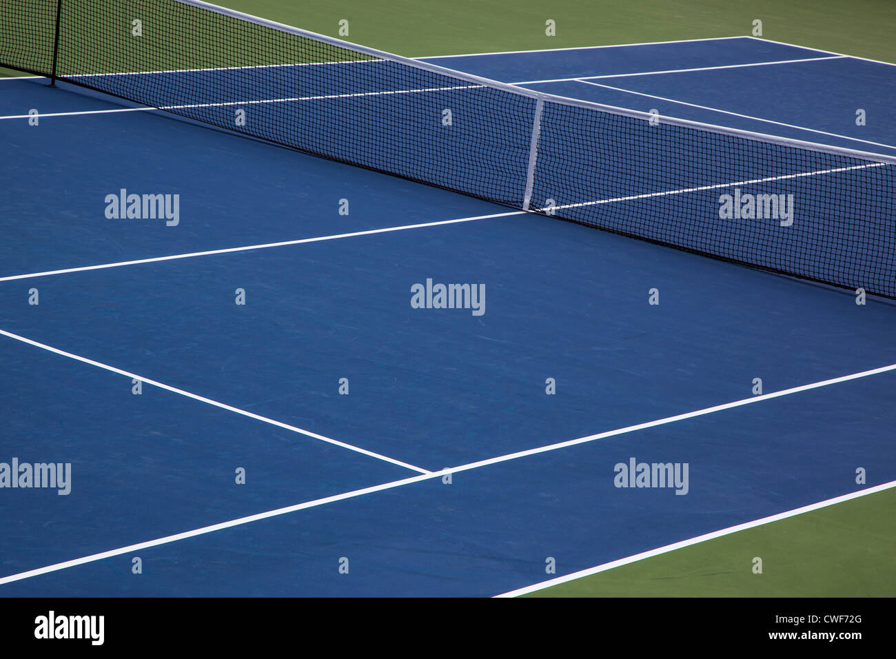 Leere Tennisplatz Stockfoto