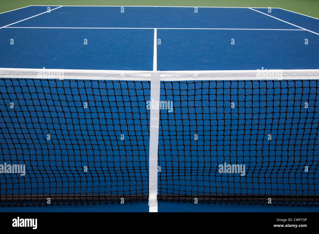 Leere Tennisplatz Stockfoto