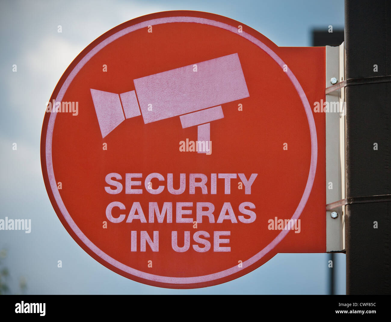 Sicherheits-Kameras im Einsatz, allgegenwärtigen Überwachung, USA Stockfoto Sicherheits-Kameras im Einsatz, allgegenwärtigen Überwachung, USA Stockfoto