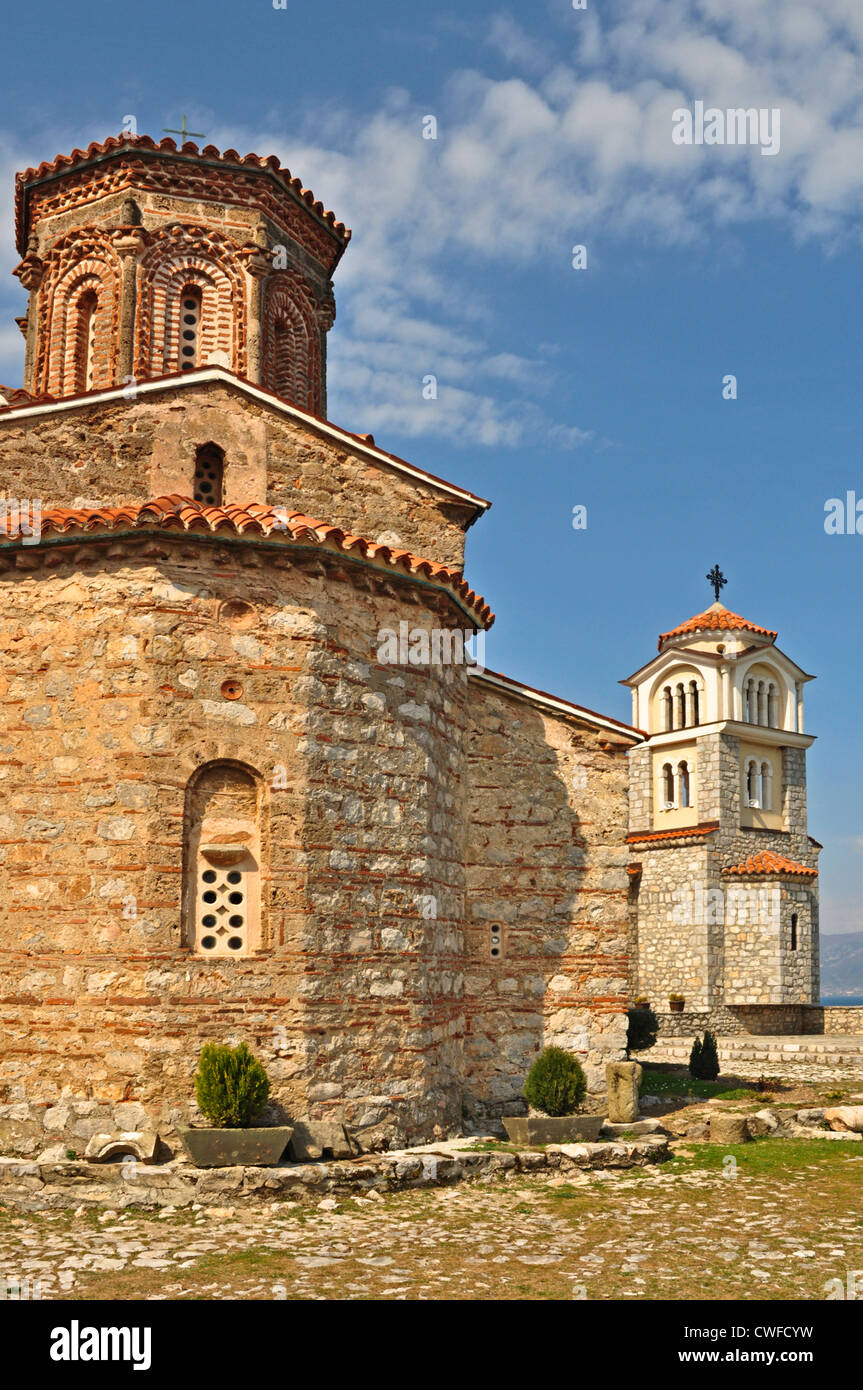 Europa, Mazedonien, Ohrid-See, orthodoxe Kloster St. Naum (10. Jahrhundert) Stockfoto