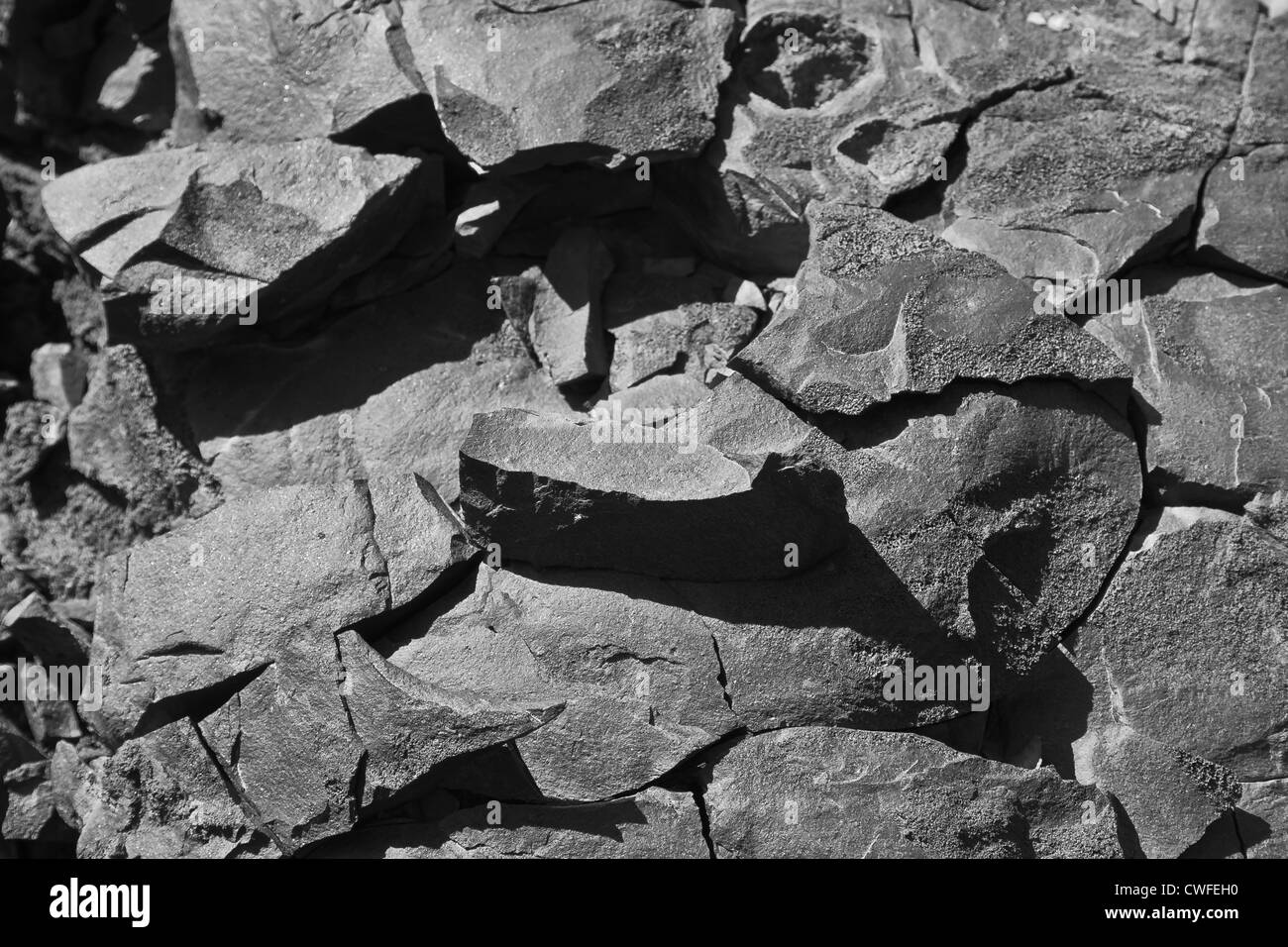 Textur der vulkanische Bombe des Ätna Stockfoto