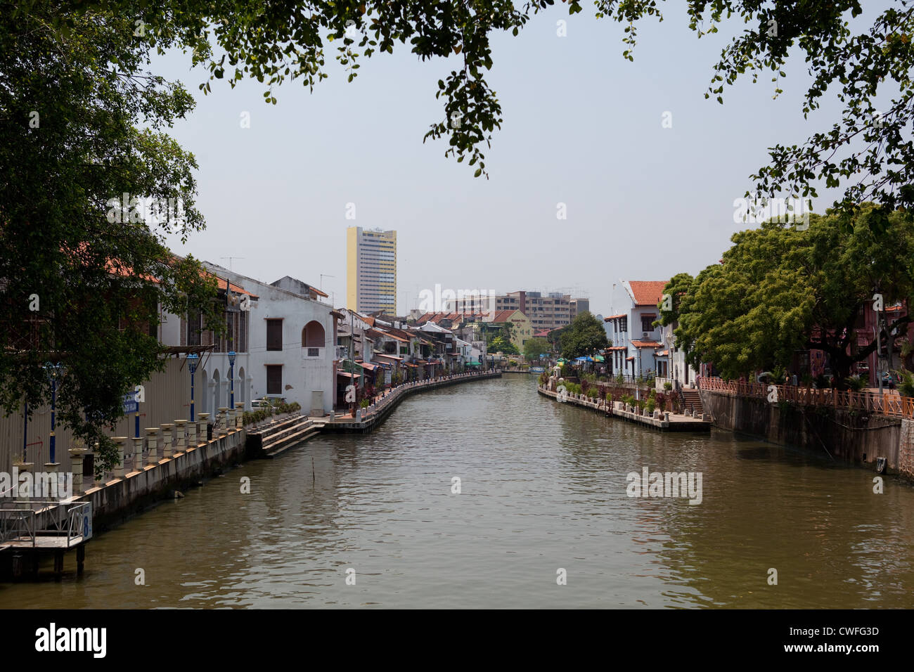 Melaka Fluss (Sungai Melaka) Stockfoto