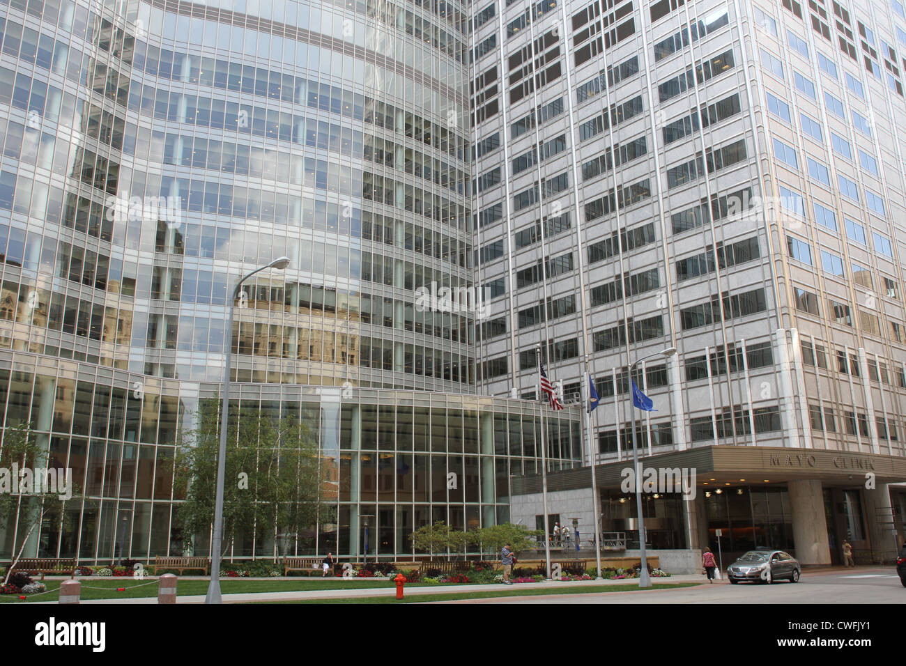 Der Mayo Clinic in Rochester, Minnesota. Stockfoto