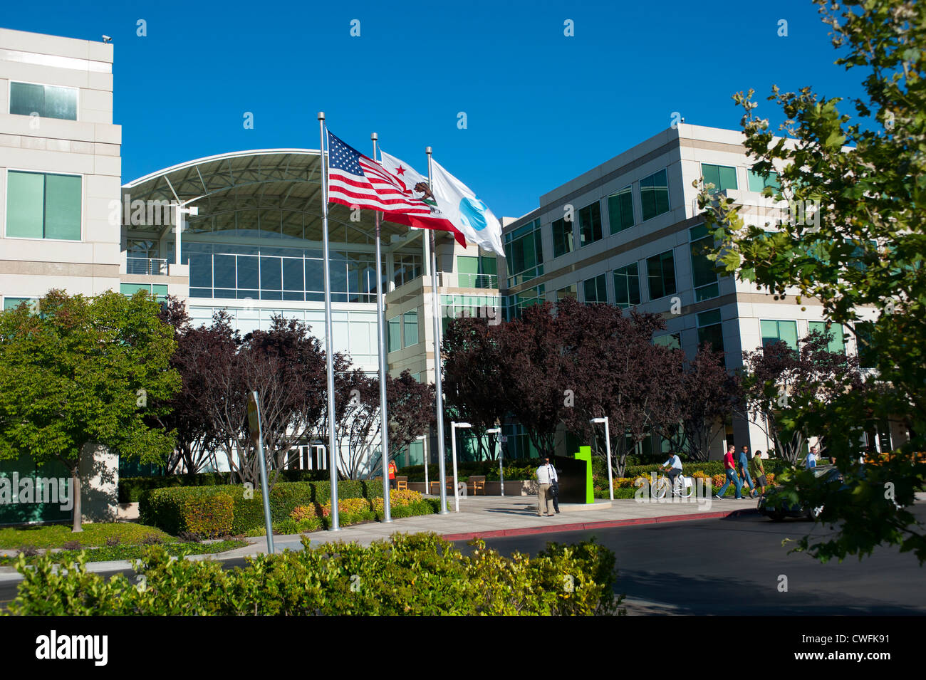 Apple Inc Sitz Cupertino California CA High-Tech-Handy-Computer Stockfoto