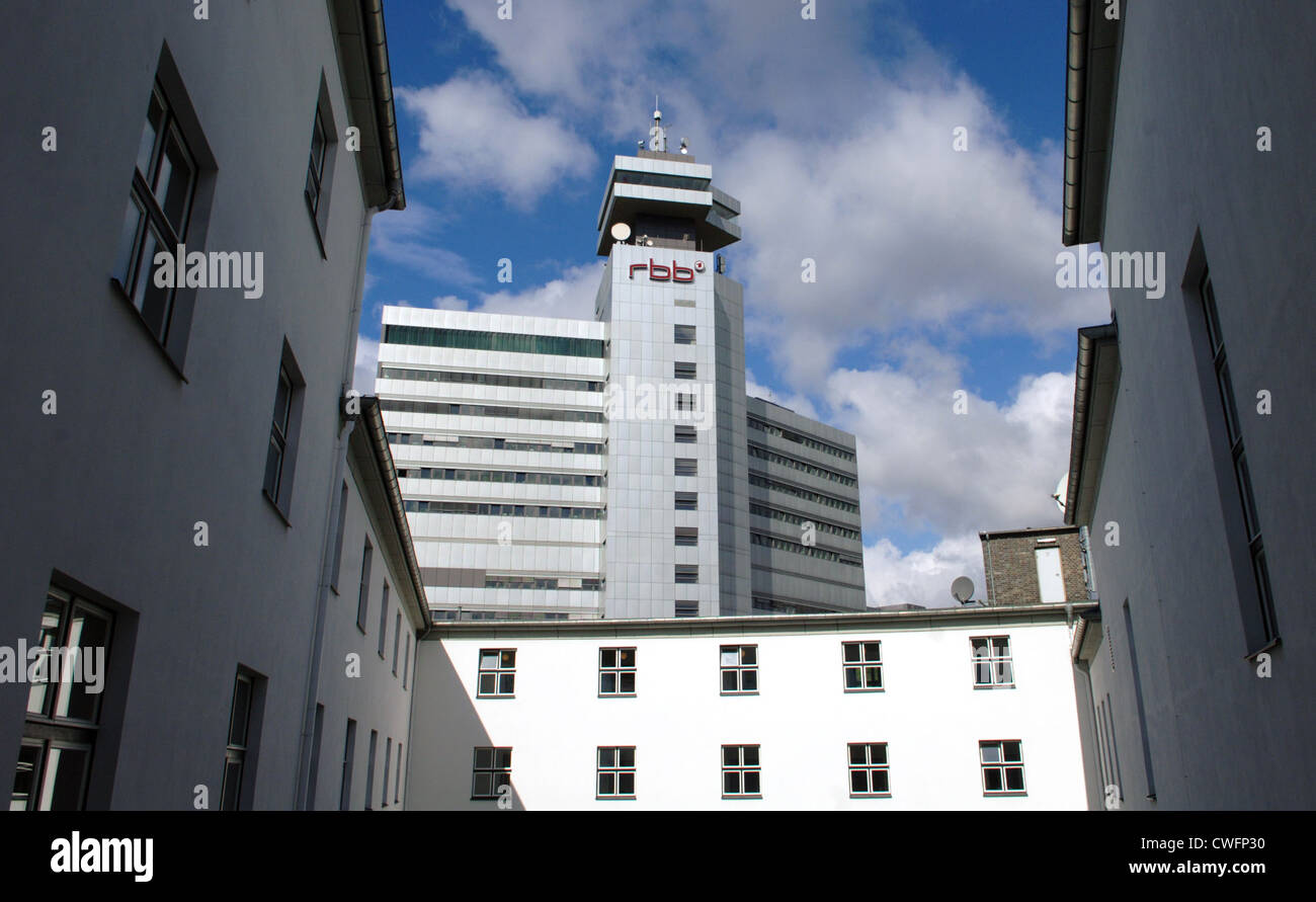 RBB-Gebäude in Berlin Stockfoto