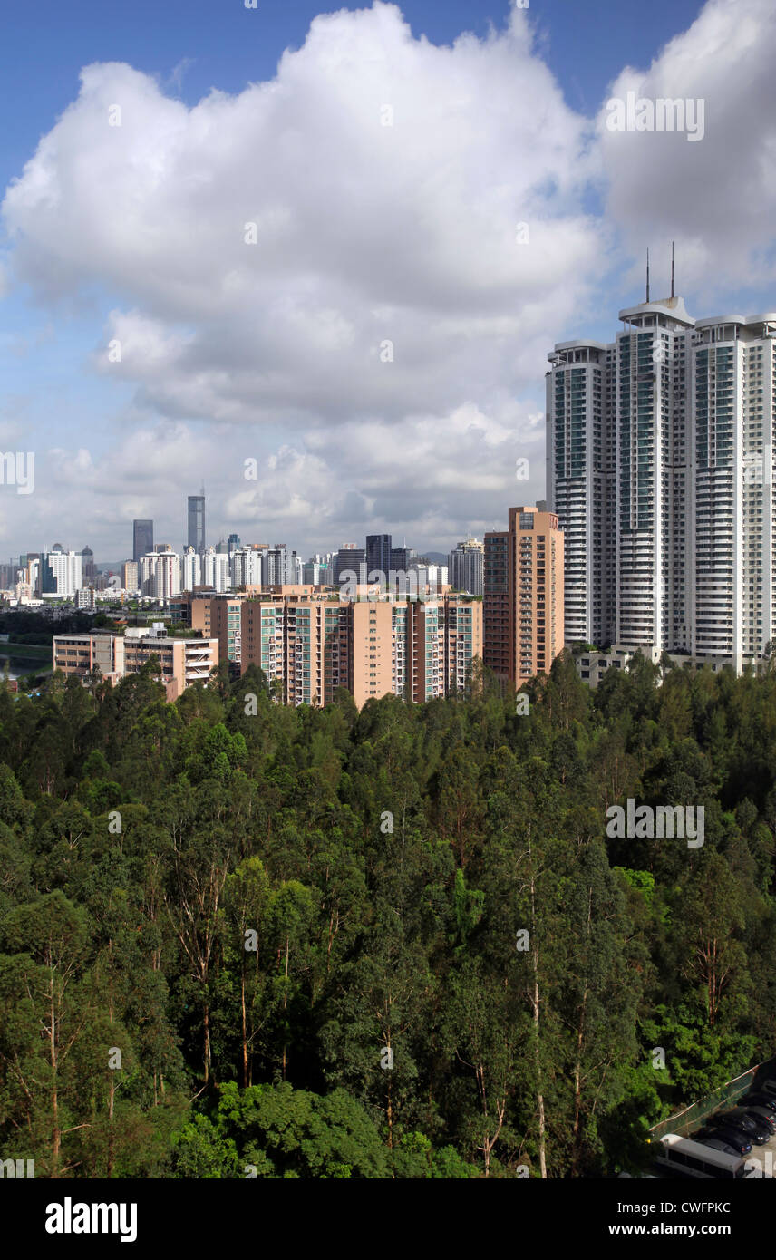 Shenzhen Wolkenkratzer, China Stockfoto