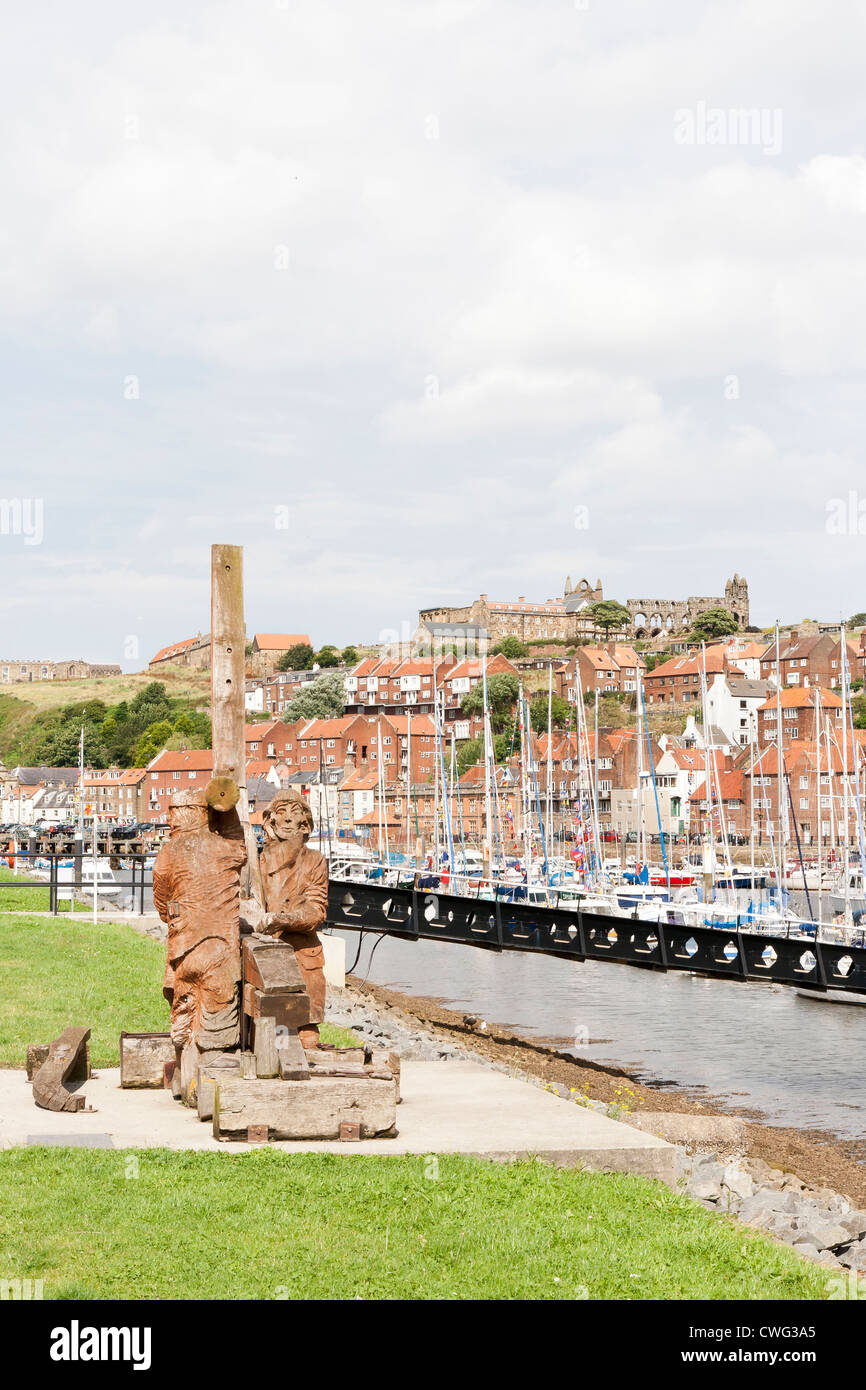 Whitby - North Yorkshire während der Regatta Stockfoto