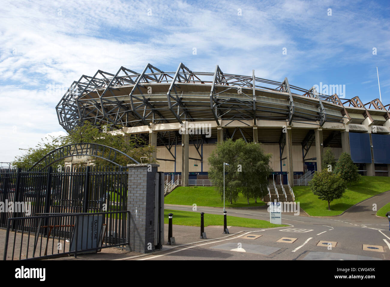 Murrayfield Stadion Edinburgh, Schottland, England, Vereinigtes Königreich Stockfoto