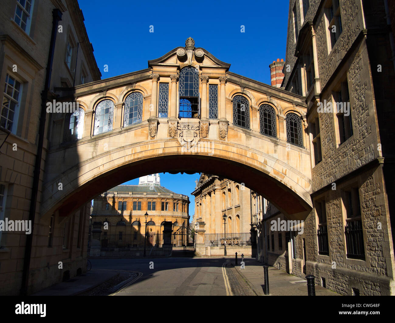 Die Replik Seufzerbrücke, Hertford College, Oxford 6 Stockfoto