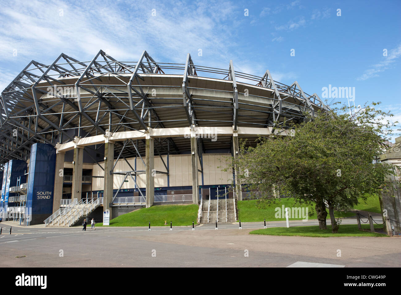 Murrayfield Stadion Edinburgh, Schottland, England, Vereinigtes Königreich Stockfoto