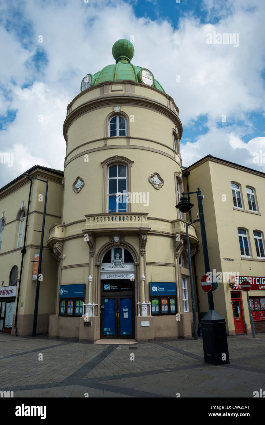 Die Co-Operative Wholesale Society Altbauten in Derby Stadtzentrum Stockfoto