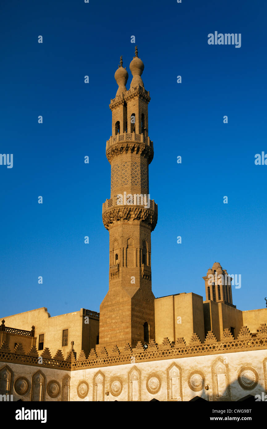 Al-Azhar Universität und Moschee, Kairo, Ägypten Stockfoto