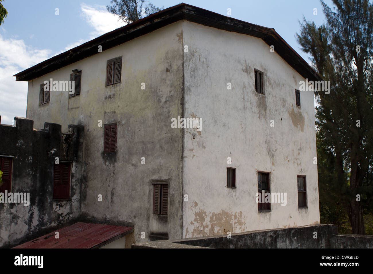 Alten Boma Fort & Handelszentrum in Bagamoyo, Tanzania Stockfoto