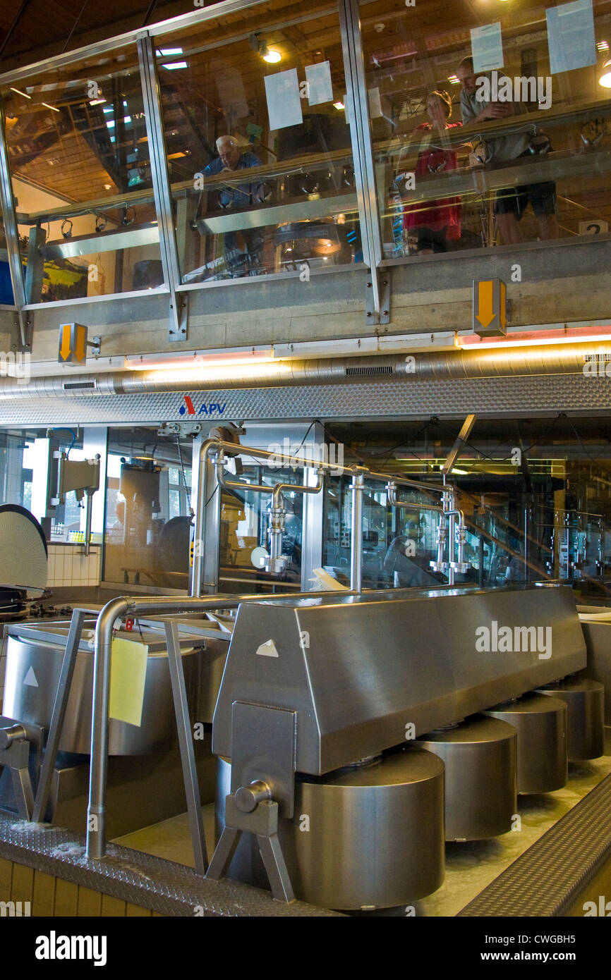 Emmental Cheese Factory Affoltern Switzerland Stockfotos & Emmental