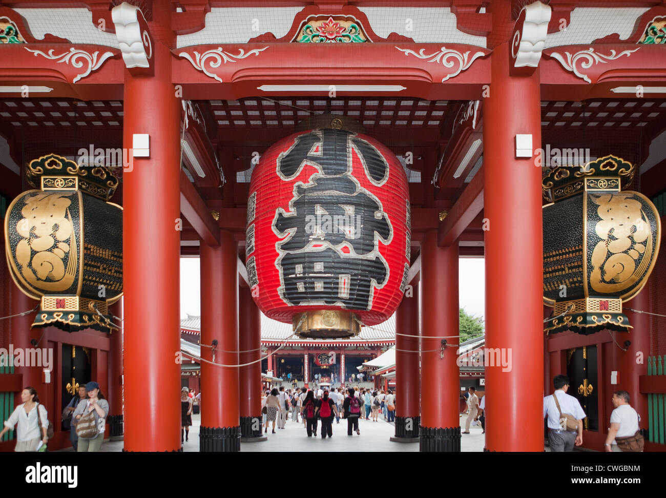 Eingang zum Senso-Ji Tempel, Tokyo, Japan Stockfoto