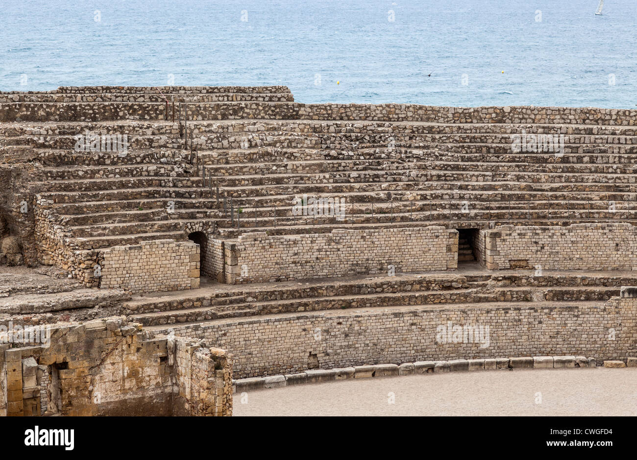 Tarragona,Catalonia,Spain.Amphitheatre. Stockfoto