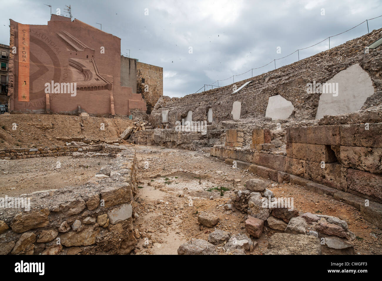 Tarragona,Catalonia,Spain.Roman Zirkus. Stockfoto