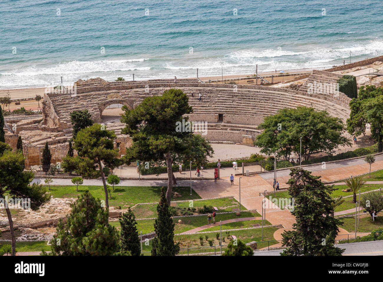 Tarragona,Catalonia,Spain.Amphitheatre. Stockfoto