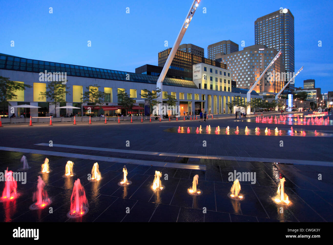 Kanada, Quebec, Montreal, Musée d ' Art Contemporain, Complexe Desjardins, rue Jeanne Mance, Stockfoto