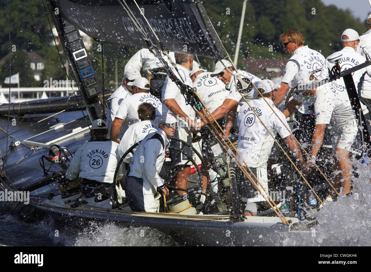 German Sailing Grand Prix, Segeln auf der Ostsee Stockfoto