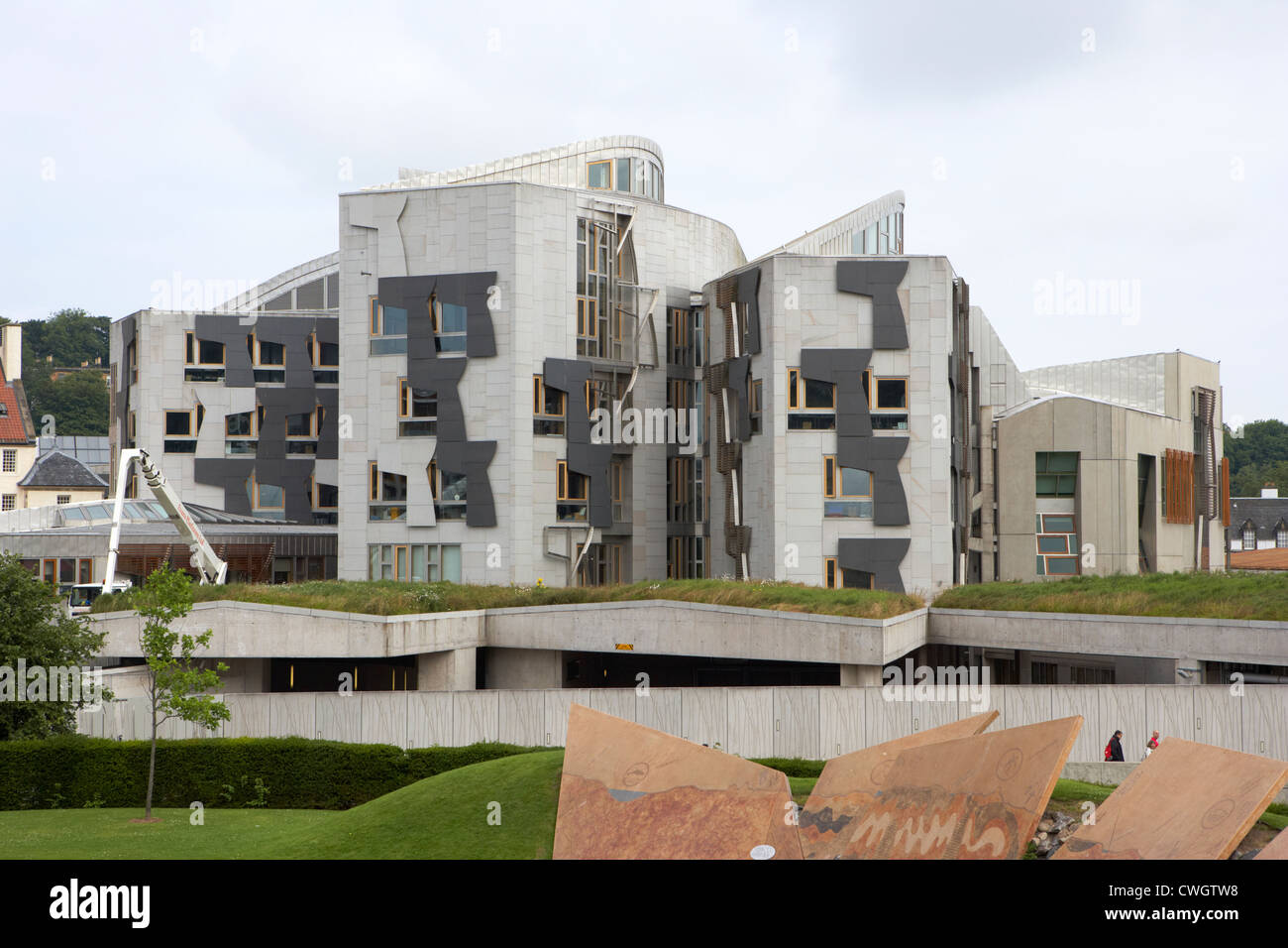 das schottische Parlamentsgebäude in Edinburgh Vereinigtes Schottland, England, Königreich Stockfoto