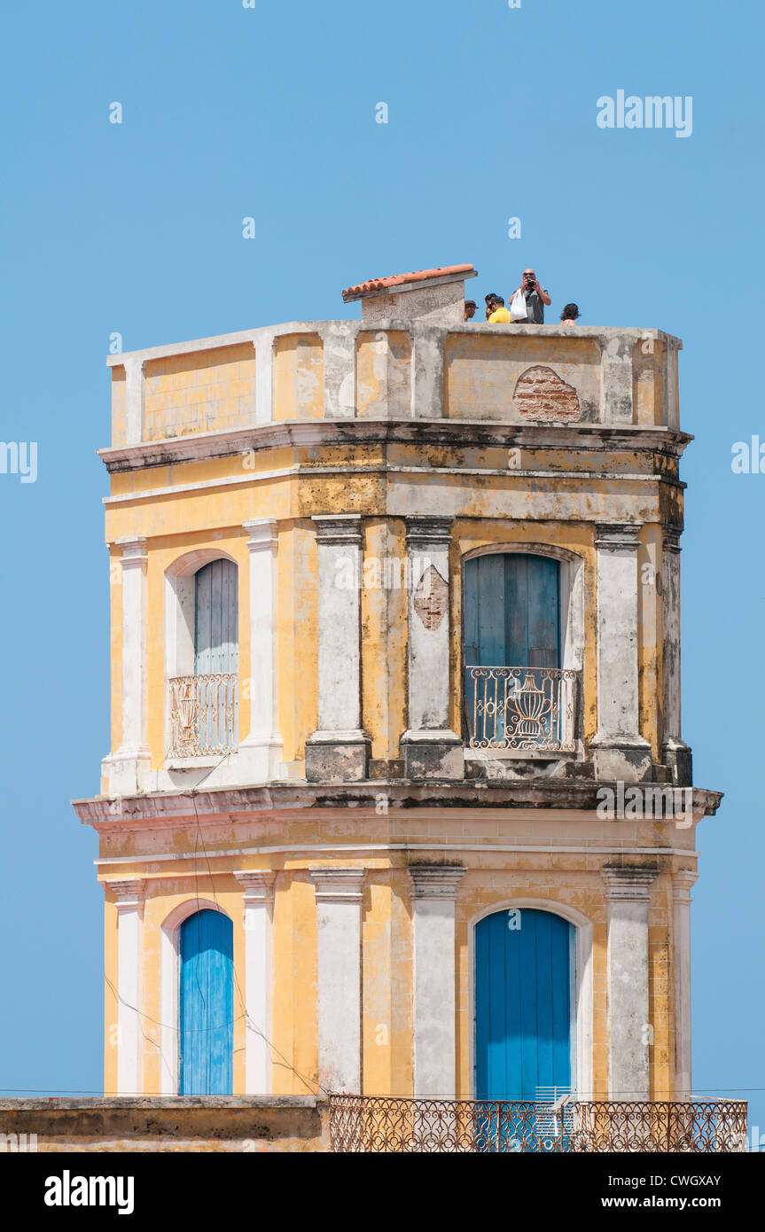 Wachturm (Turm) von Cantero Palast, Trinidad, Kuba, UNESCO-Weltkulturerbe. Stockfoto
