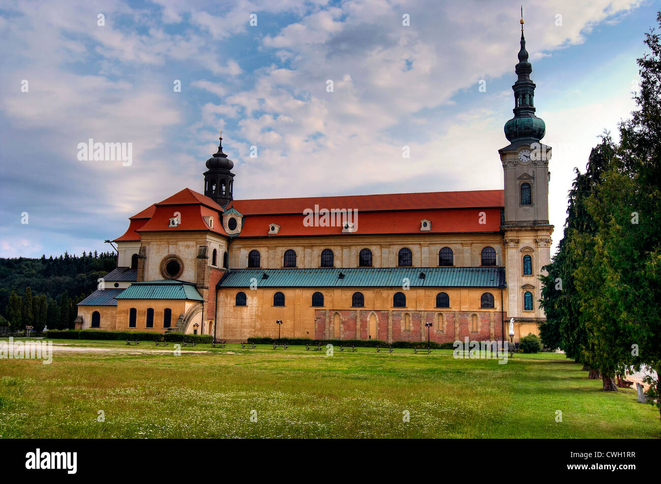 Basilika Mariä Himmelfahrt der Jungfrau Maria und St. Cyril und Methodius in Velehrad Stockfoto