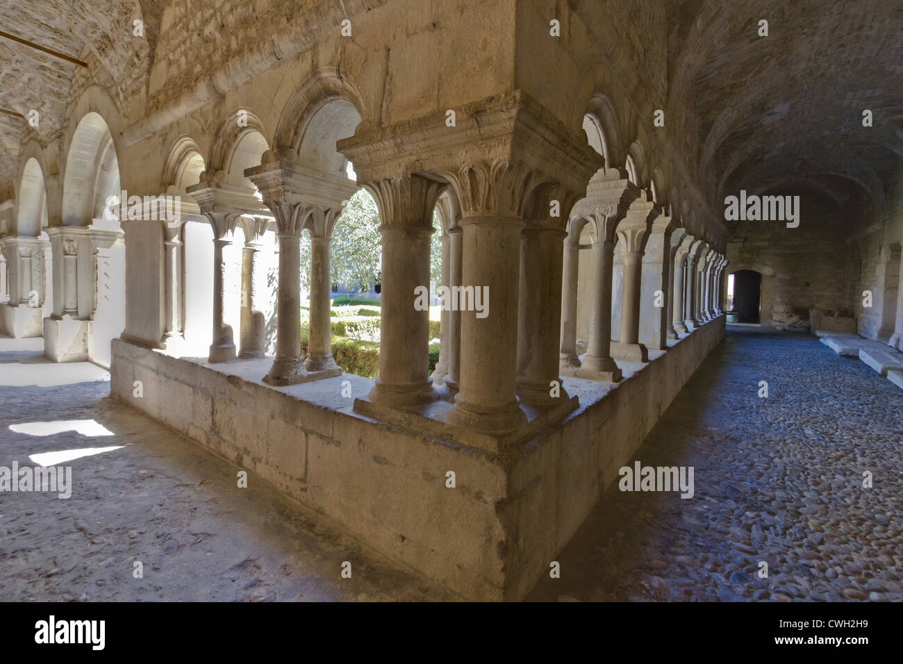 Vaison-la-Romaine - Kreuzgang der Kathedrale Stockfoto