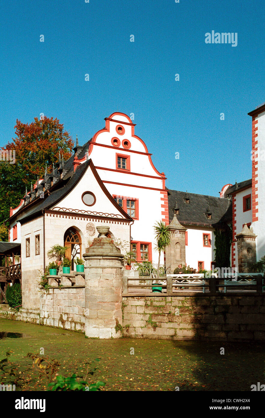 Grosskochberg, das Wasserschloss Kochsberg Stockfoto