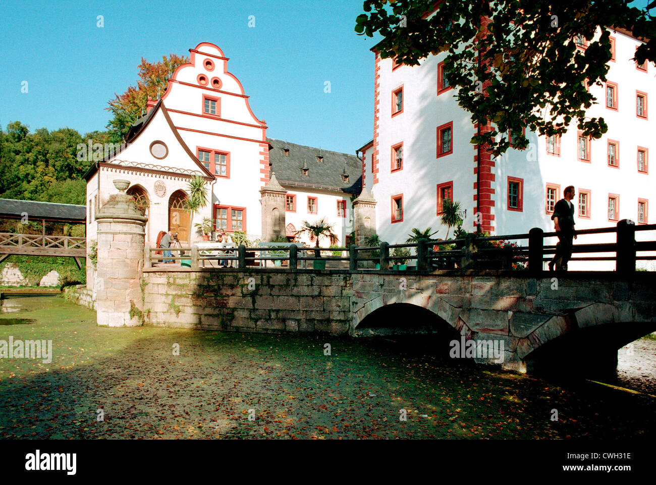 Grosskochberg, das Wasserschloss Kochsberg Stockfoto